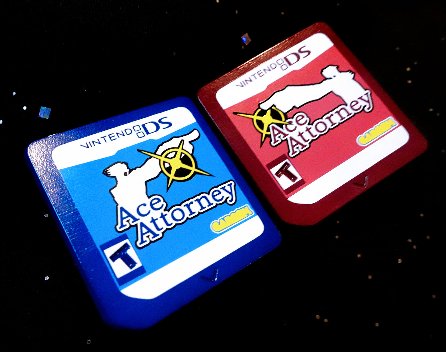 Ace Attorney (Miles) DS Dyed Enamel Pin