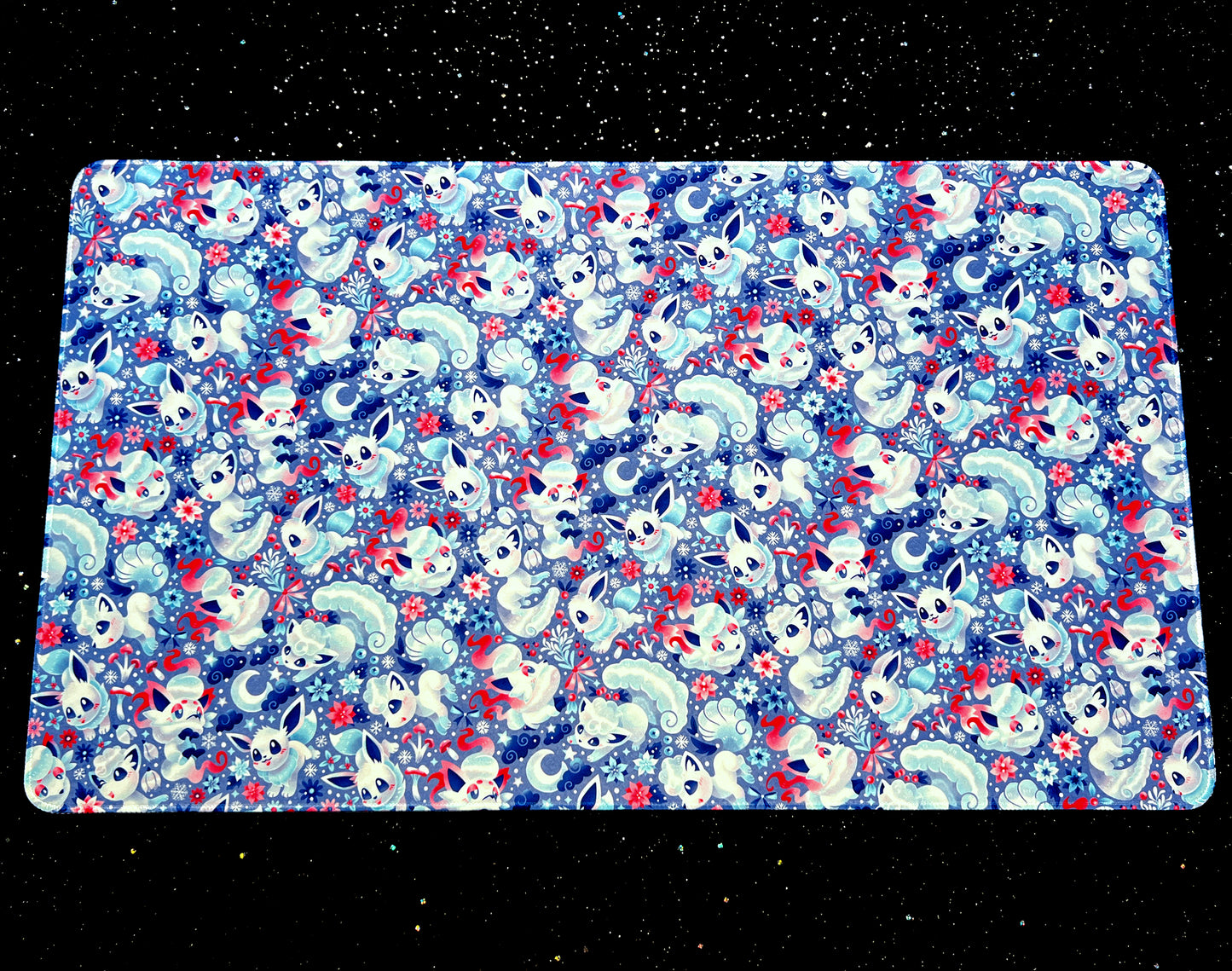 Frosty Foxes Jumbo Desk Mat