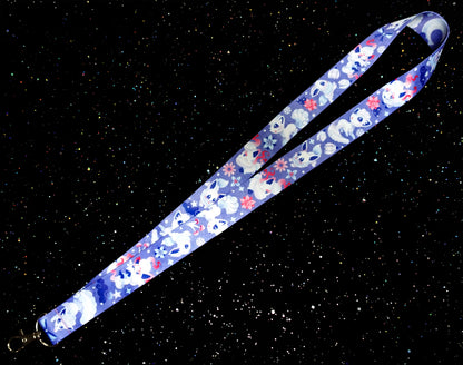 Frosty Foxes Lanyard