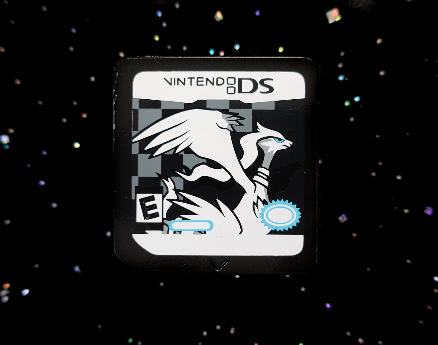 Black DS Dyed Enamel Pin
