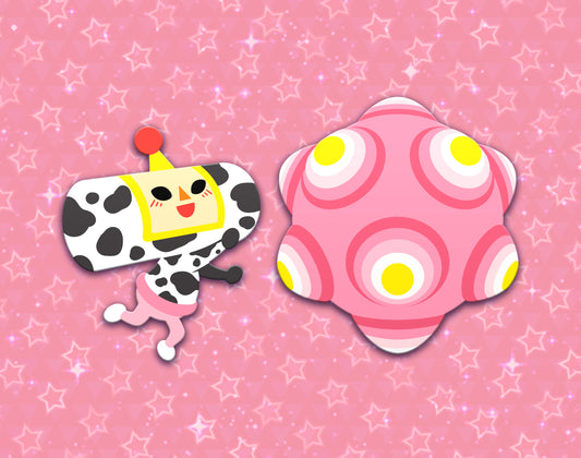 Daisy + Katamari Dyed Enamel Pin Set
