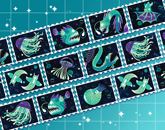 Deep Sea Stamp Washi Tape