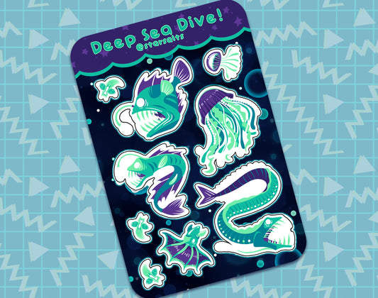Deep Sea Sticker Sheet