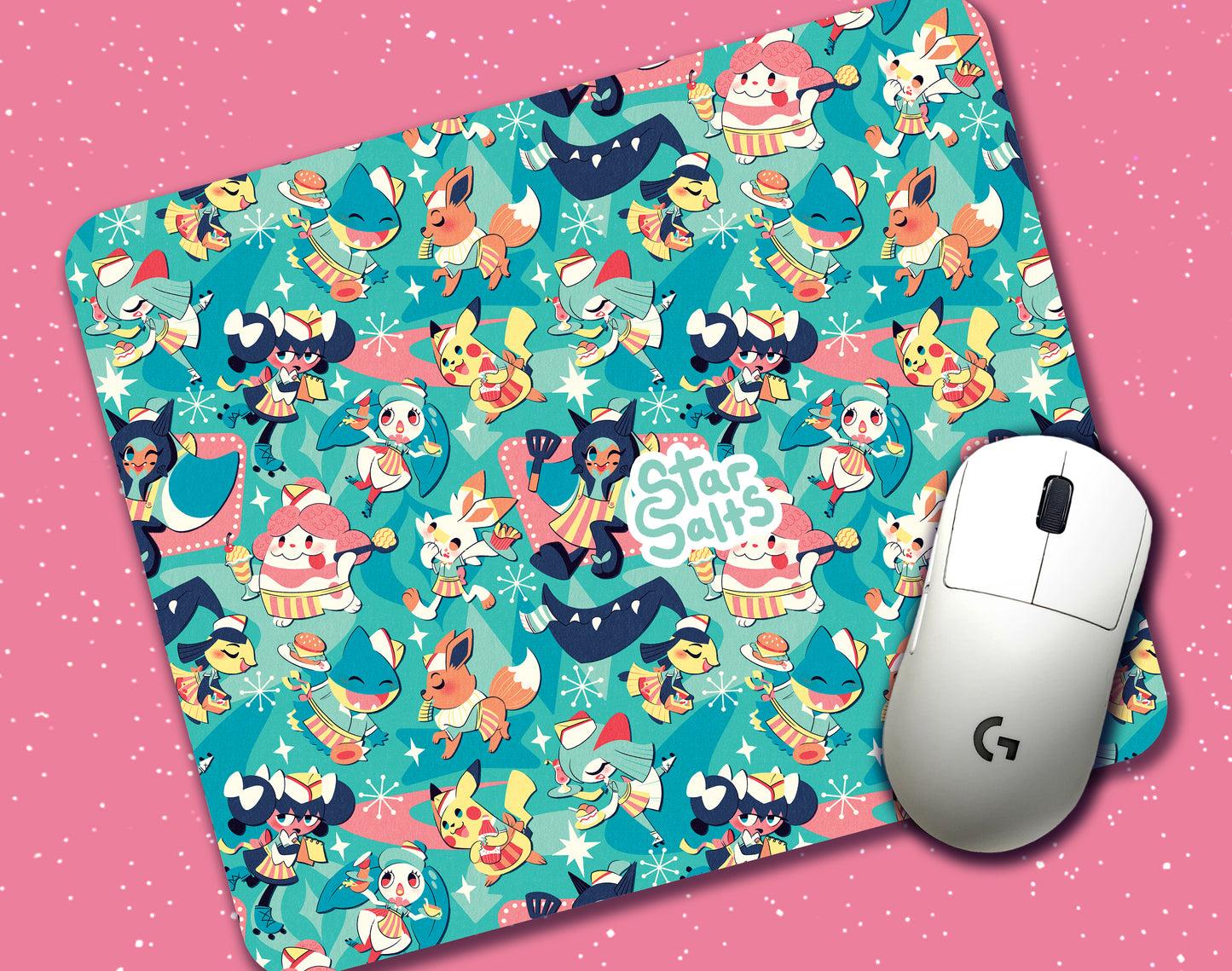 Pikachu's Diner Mousepad