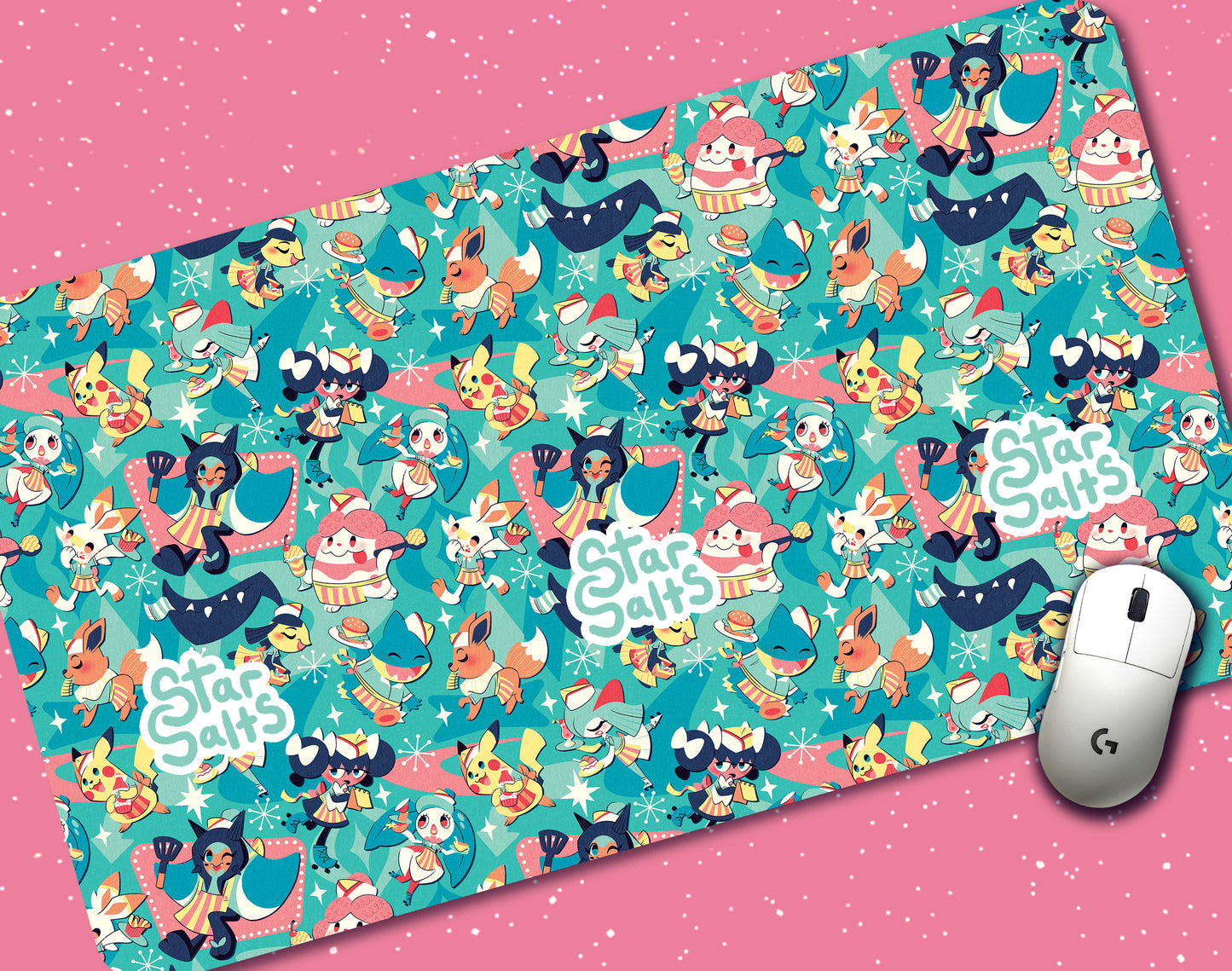 Pikachu's Diner Jumbo Desk Mat