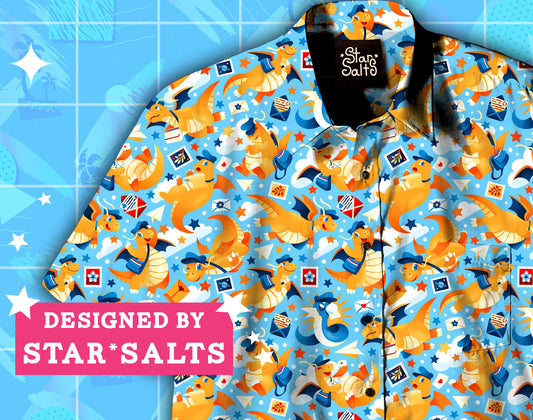 Dragonite Delivery Button Up Shirt