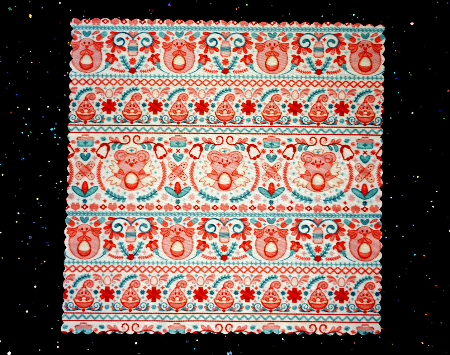 Cross Stich Chansey Microfiber Cloth