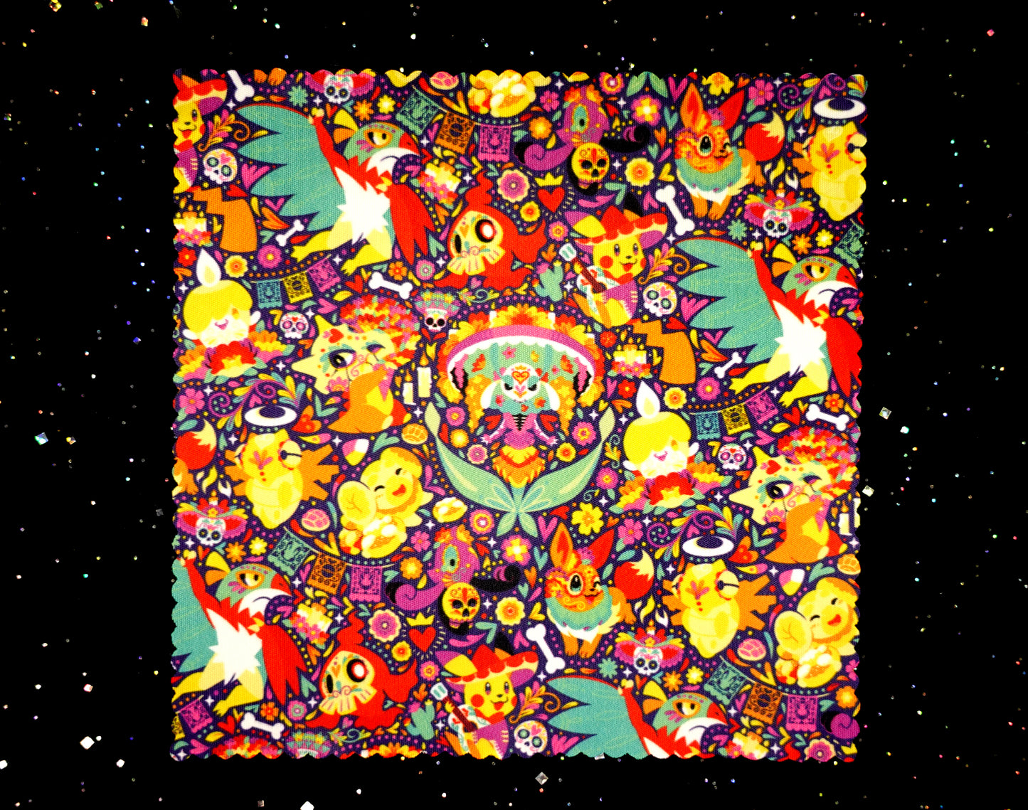 Día De Los Muertos Microfiber Cloth