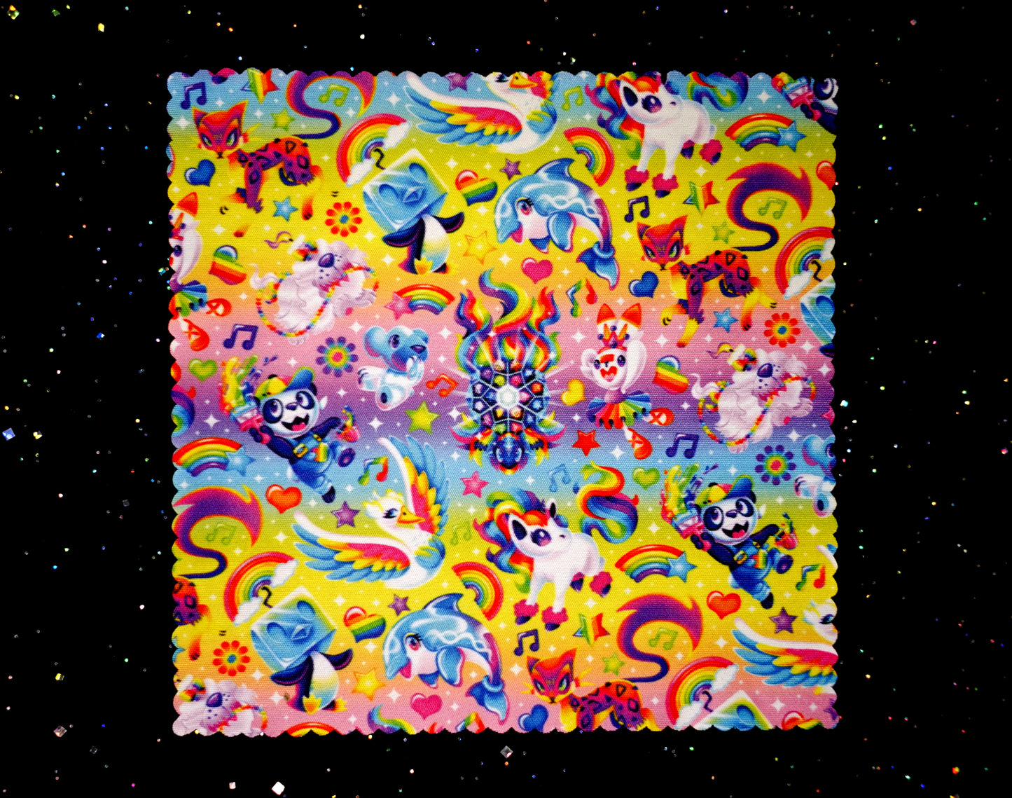 Rainbow Vibes Microfiber Cloth
