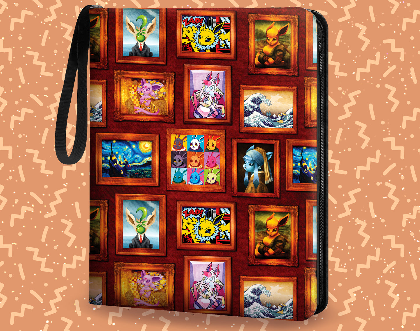 Eevee Art Gallery 9-Pocket Trading Card Binder