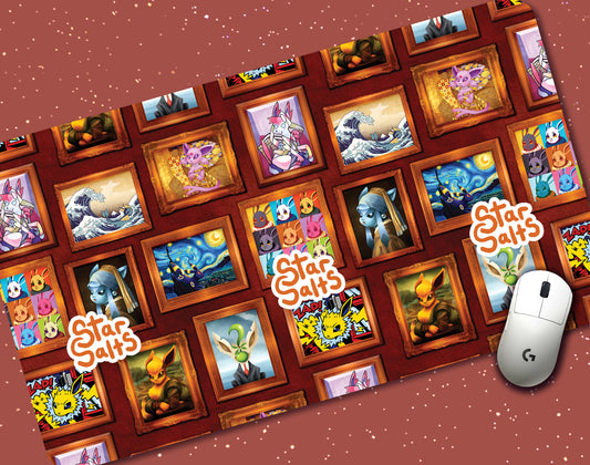 Eevee Art Gallery Jumbo Desk Mat