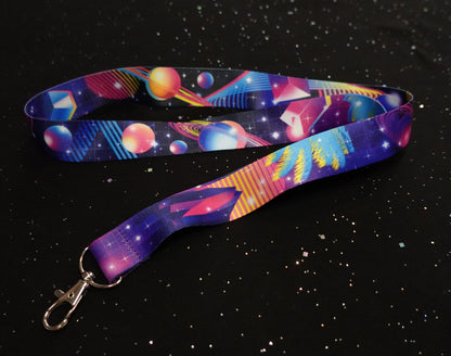 Synthwave Lanyard