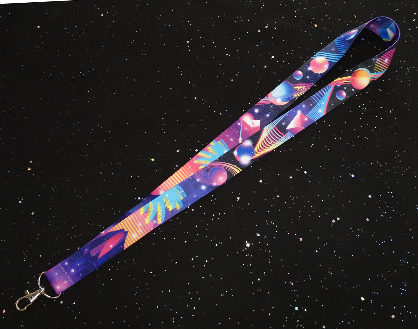 Synthwave Lanyard