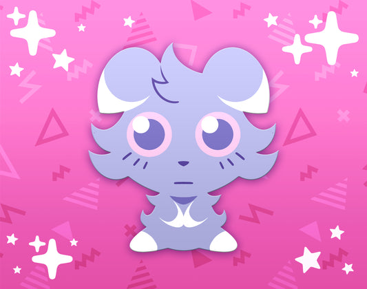 Espurr Dyed Enamel Pin