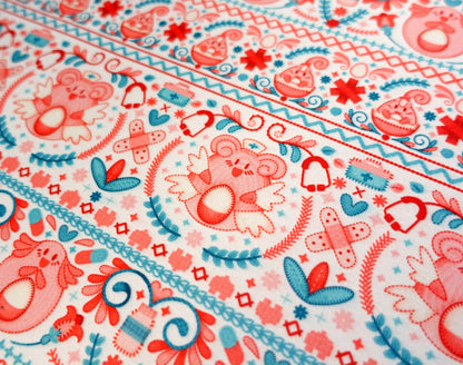 Cross Stich Chansey Jumbo Desk Mat