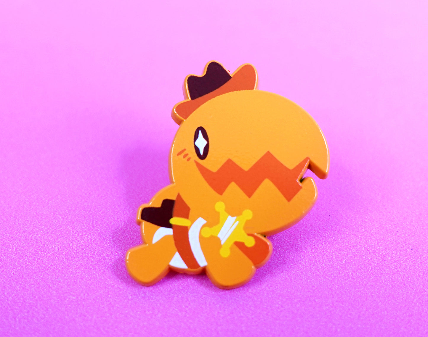 Halloween Trapinch Dyed Enamel Pin
