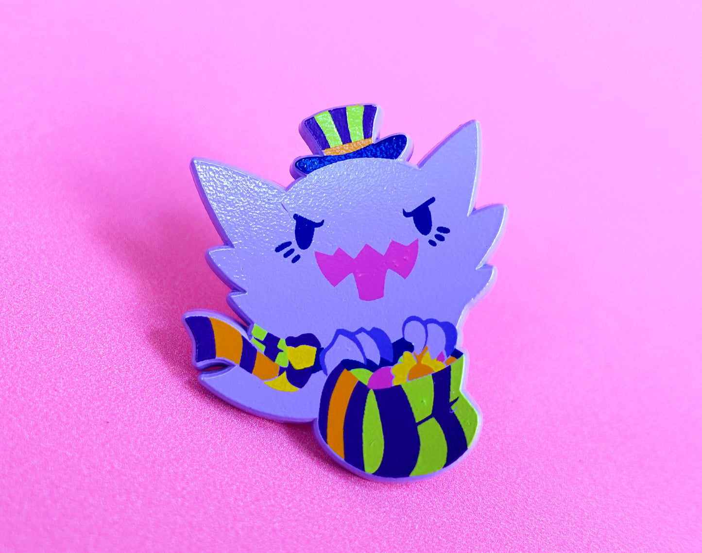 Halloween Haunter Dyed Enamel Pin