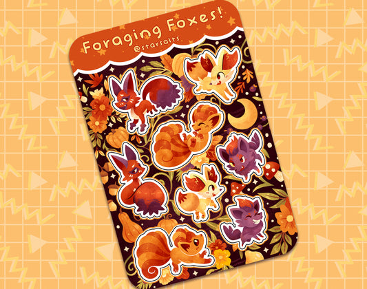 Forest Foxes Sticker Sheet