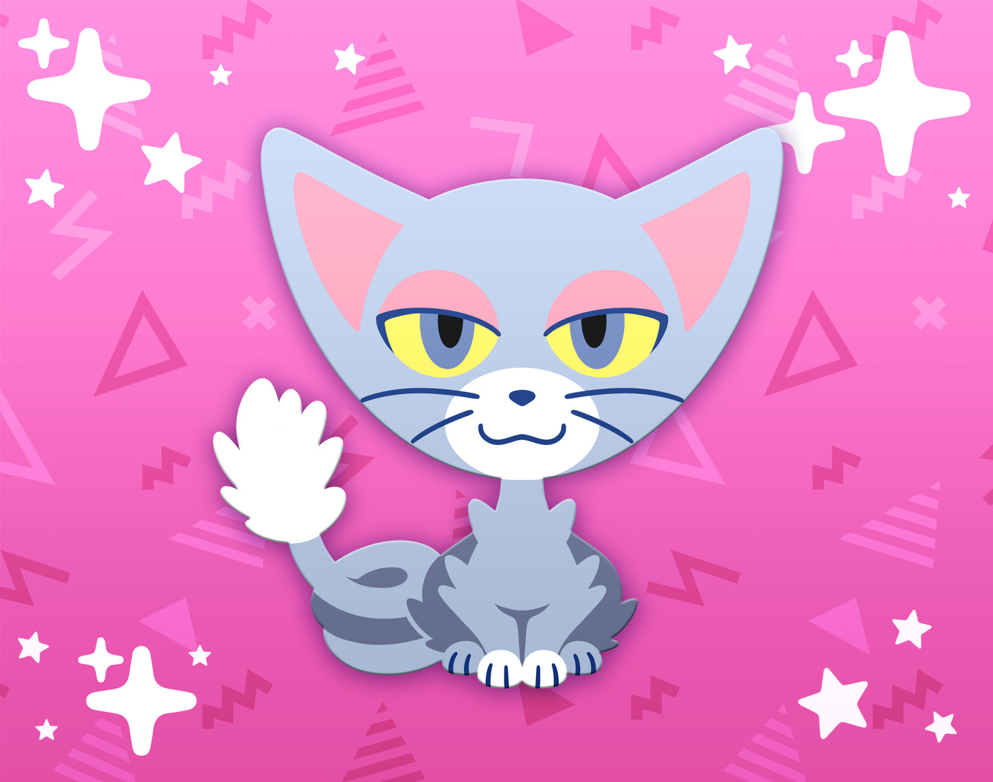 Glameow Dyed Enamel Pin