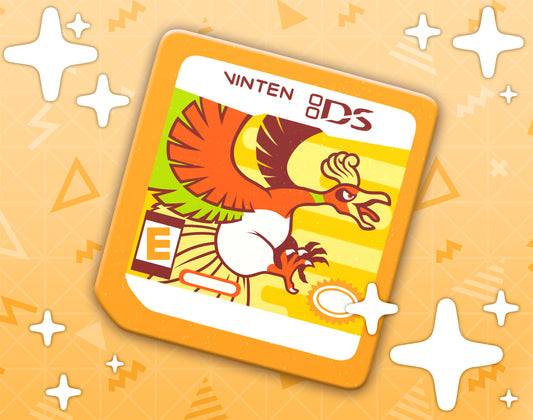 Gold DS Dyed Enamel Pin