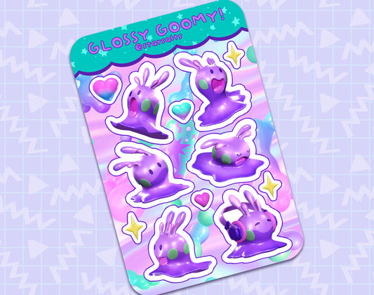 Glossy Goomy Sticker Sheet