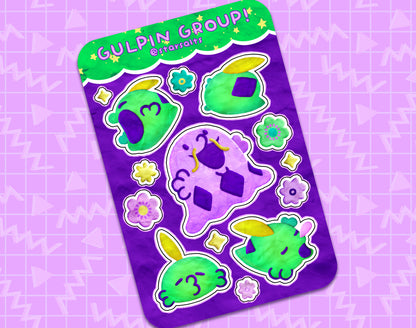 Gulpin Group Sticker Sheet