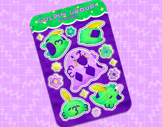 Gulpin Group Sticker Sheet