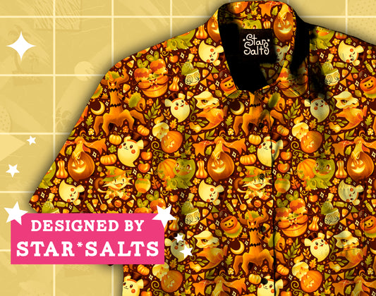 Haunted Harvest Button Up Shirt