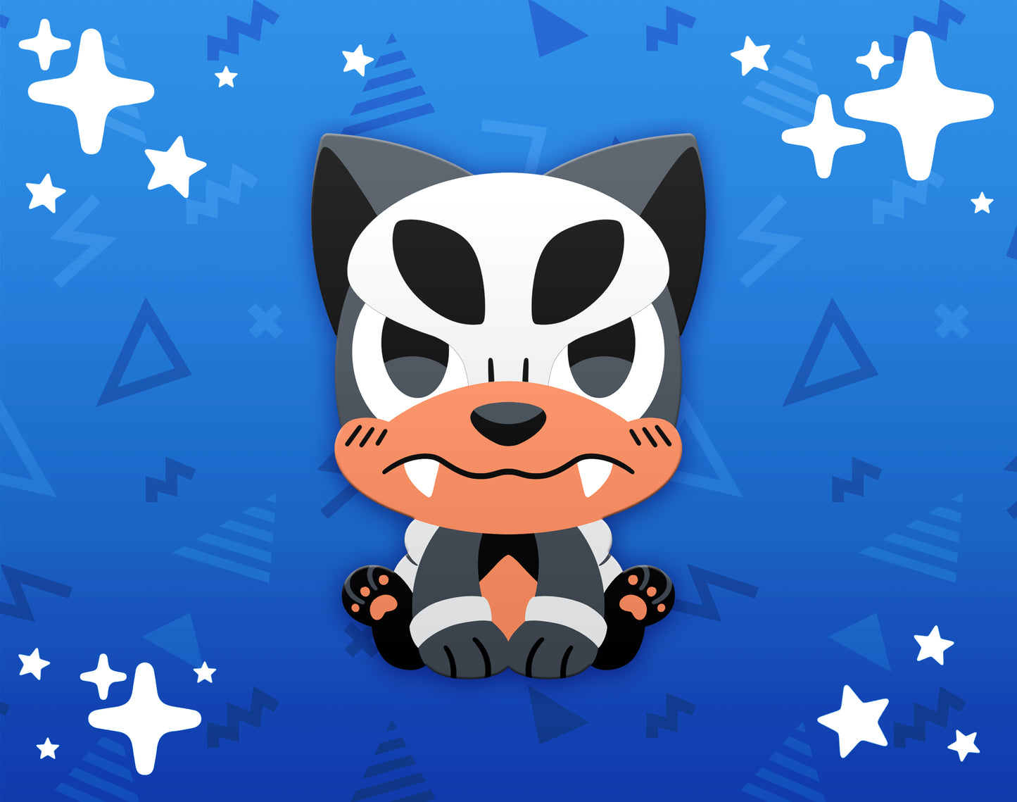 Houndour Dyed Enamel Pin