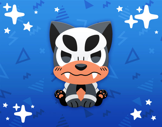 Houndour Dyed Enamel Pin