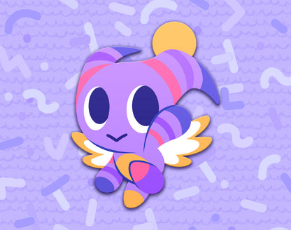 Purple Chao Dyed Enamel Pin