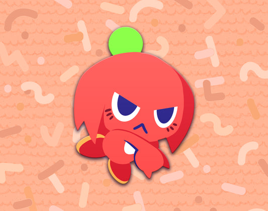 Red Chao Dyed Enamel Pin