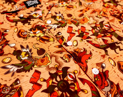 Poke'Pirates Button Up Shirt