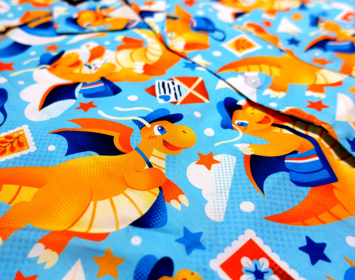 Dragonite Delivery Button Up Shirt
