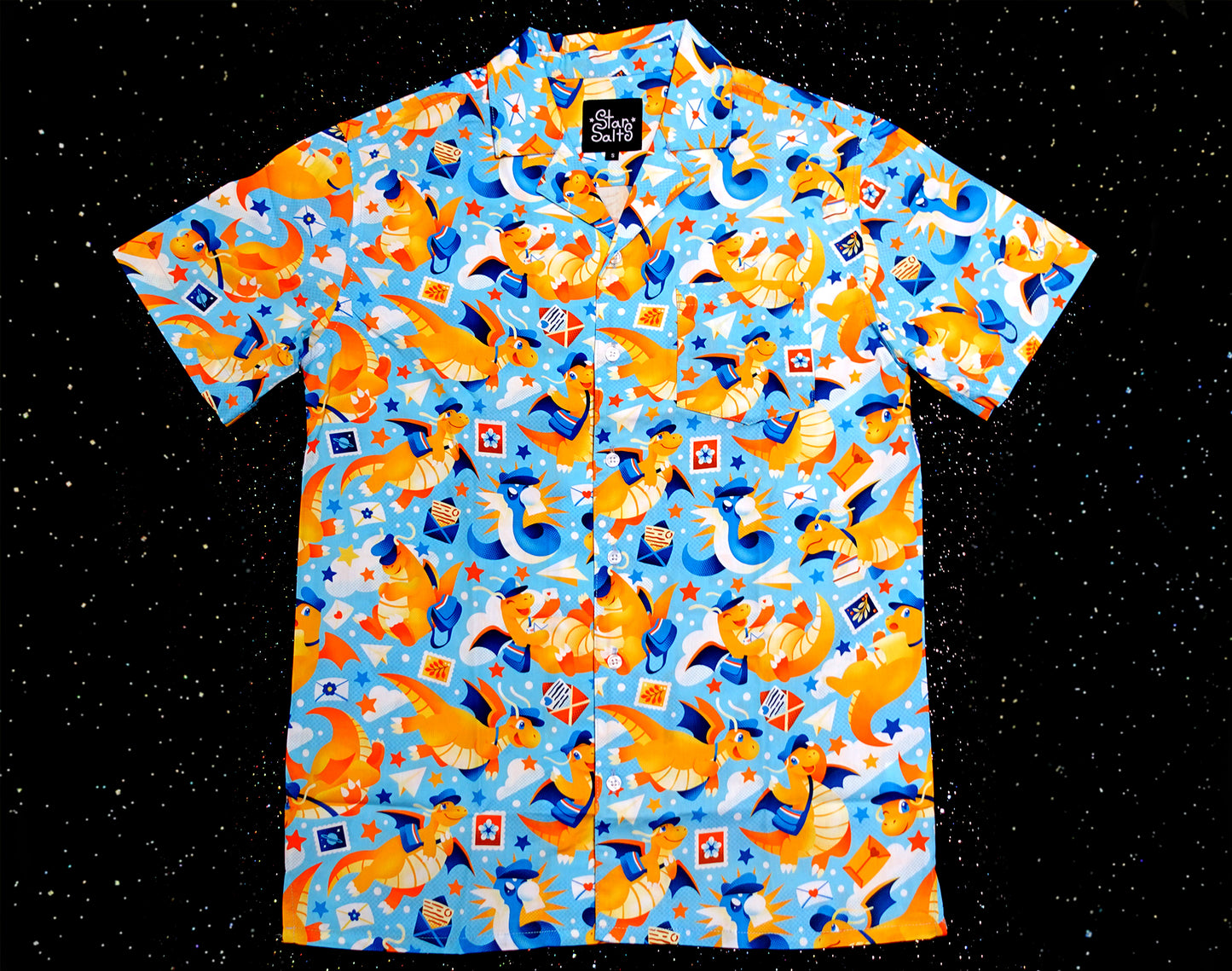 Dragonite Delivery Button Up Shirt