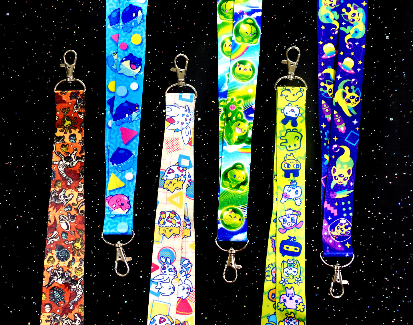 Alien Cat Lanyard
