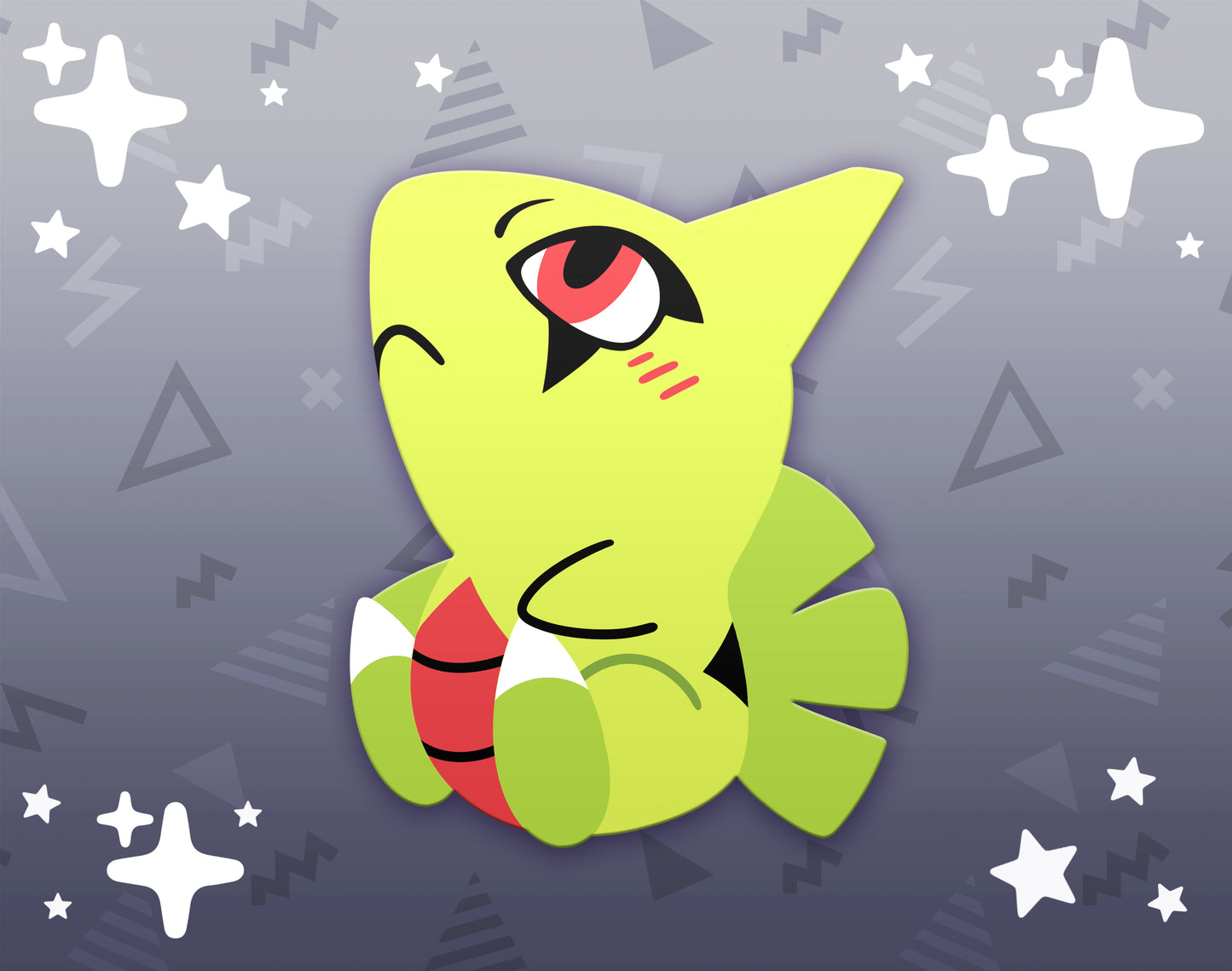 Larvitar Dyed Enamel Pin