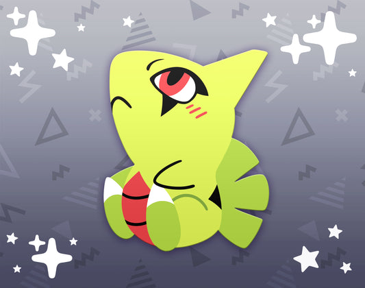Larvitar Dyed Enamel Pin