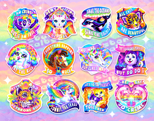 Quite Frankly Sticker Set