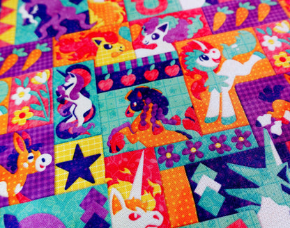 Patchwork Ponies Jumbo Desk Mat