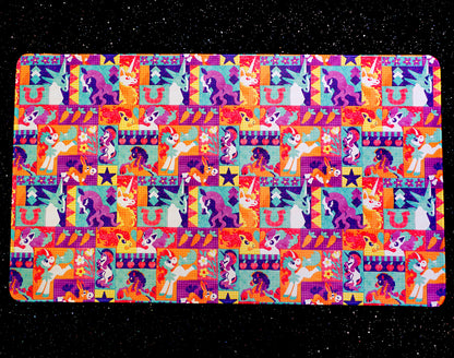 Patchwork Ponies Jumbo Desk Mat