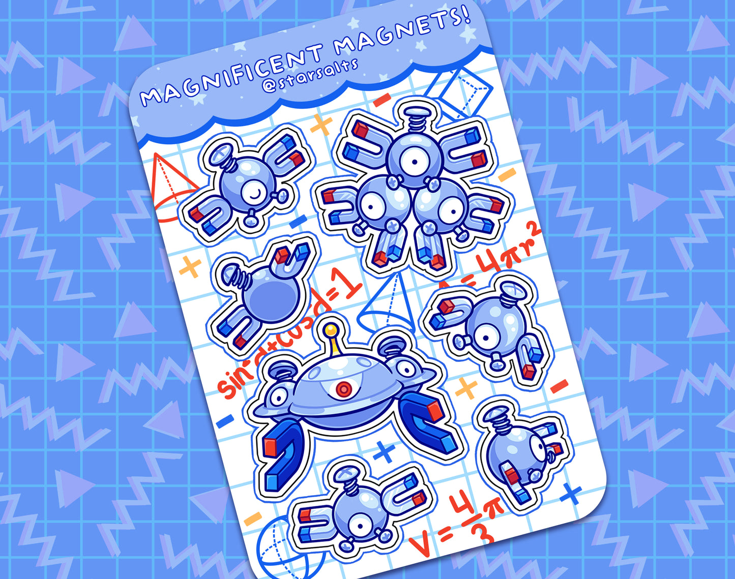 Magnificent Magnets Sticker Sheet