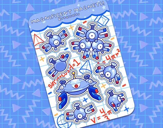 Magnificent Magnets Sticker Sheet