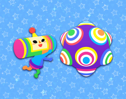 Marcy + Katamari Dyed Enamel Pin Set