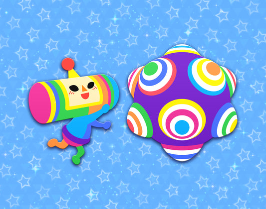 Marcy + Katamari Dyed Enamel Pin Set