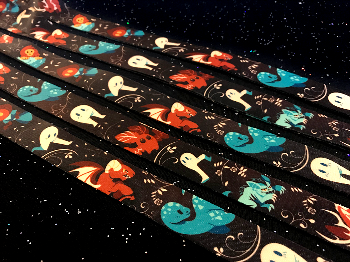 Colorful Cryptids Lanyard