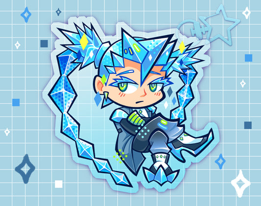 Ice-Type Miku 2.5" Acrylic Charm