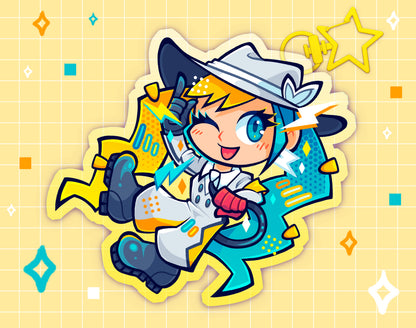 Electric-Type Miku 2.5" Acrylic Charm