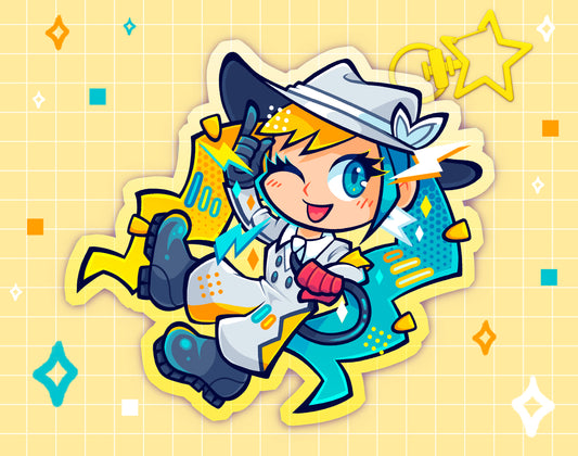 Electric-Type Miku 2.5" Acrylic Charm