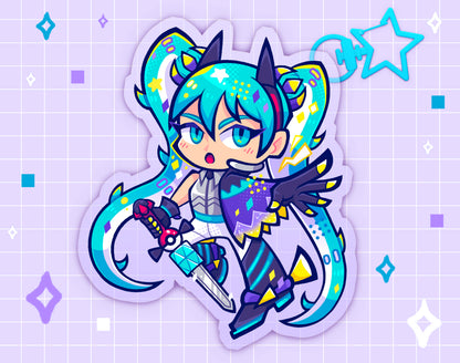 Dragon-Type Miku 2.5" Acrylic Charm